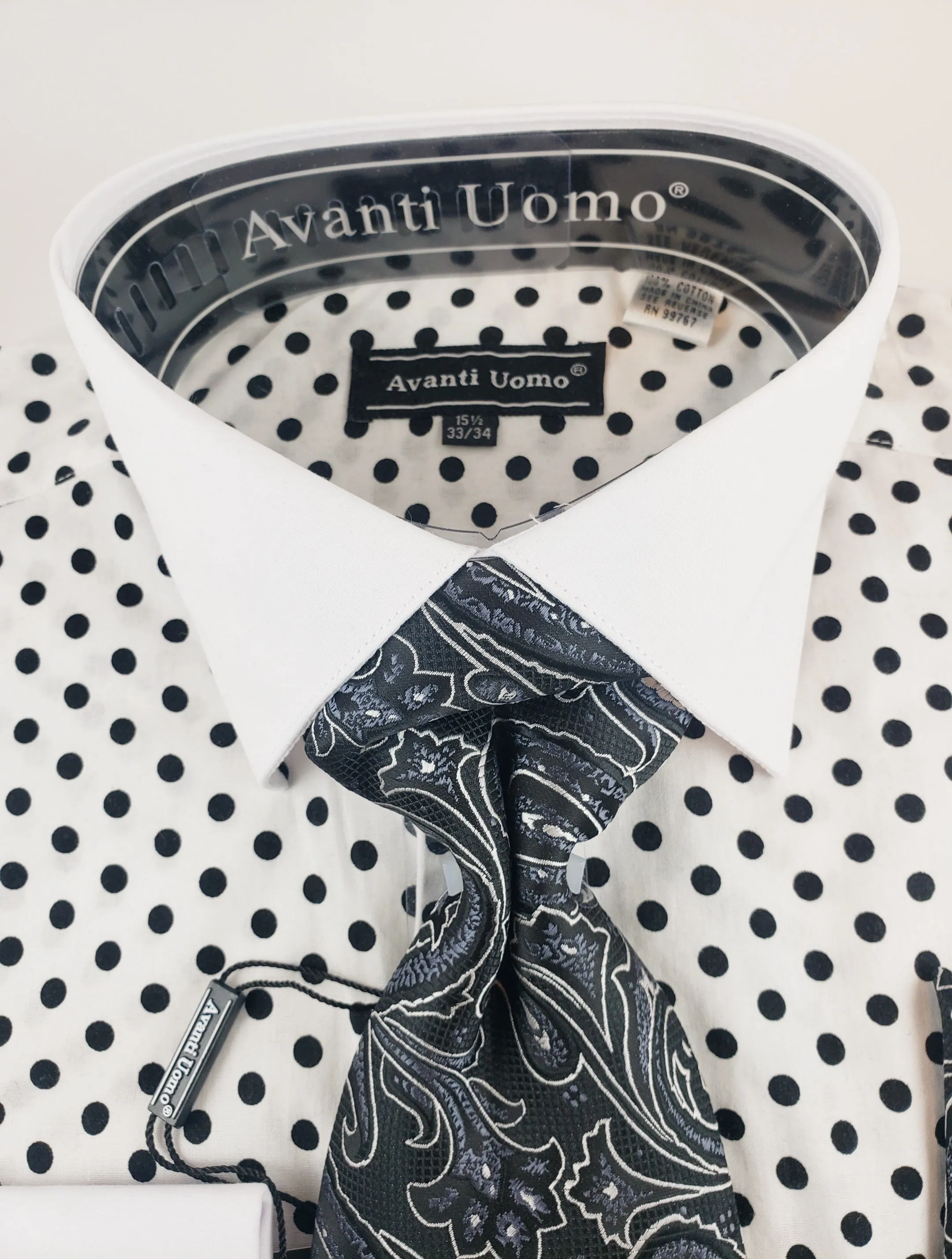 Avanti Uomo Pokla Dots Dress shirt