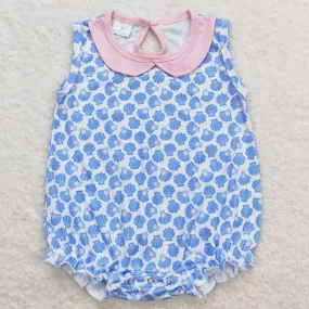 Baby Girls Rompers Summer Sea Shell Sleeveless Rompers SR1003