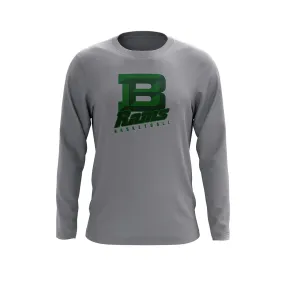 Badin B Basketball Long Sleeve Tee