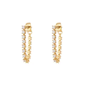 Ballier Chain Studs in Gold