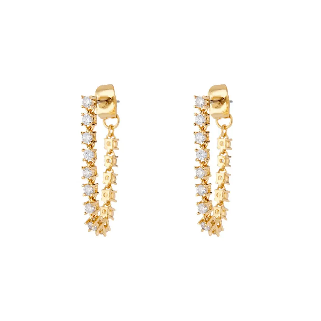 Ballier Chain Studs in Gold