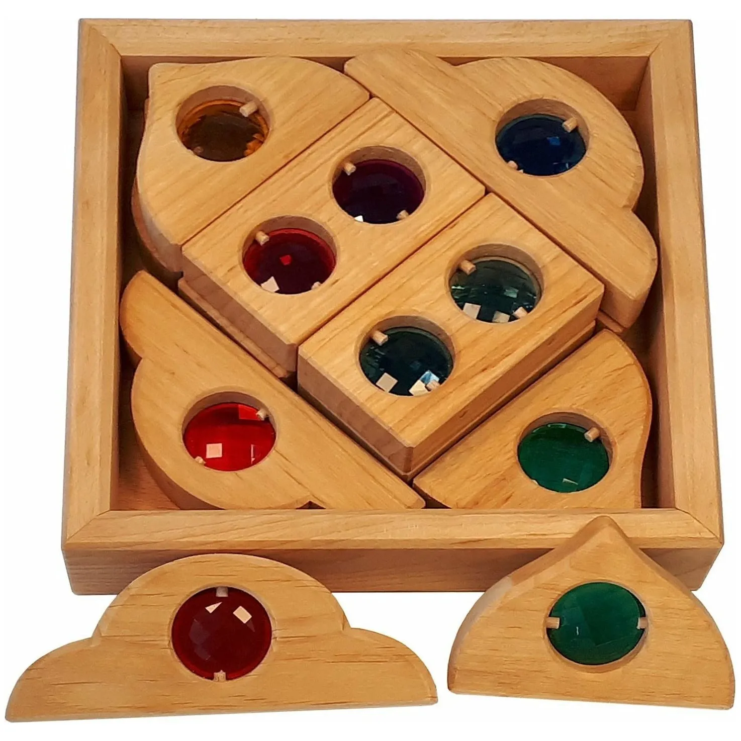 Bauspiel Natural Fairytale Gem Windows 12pcs