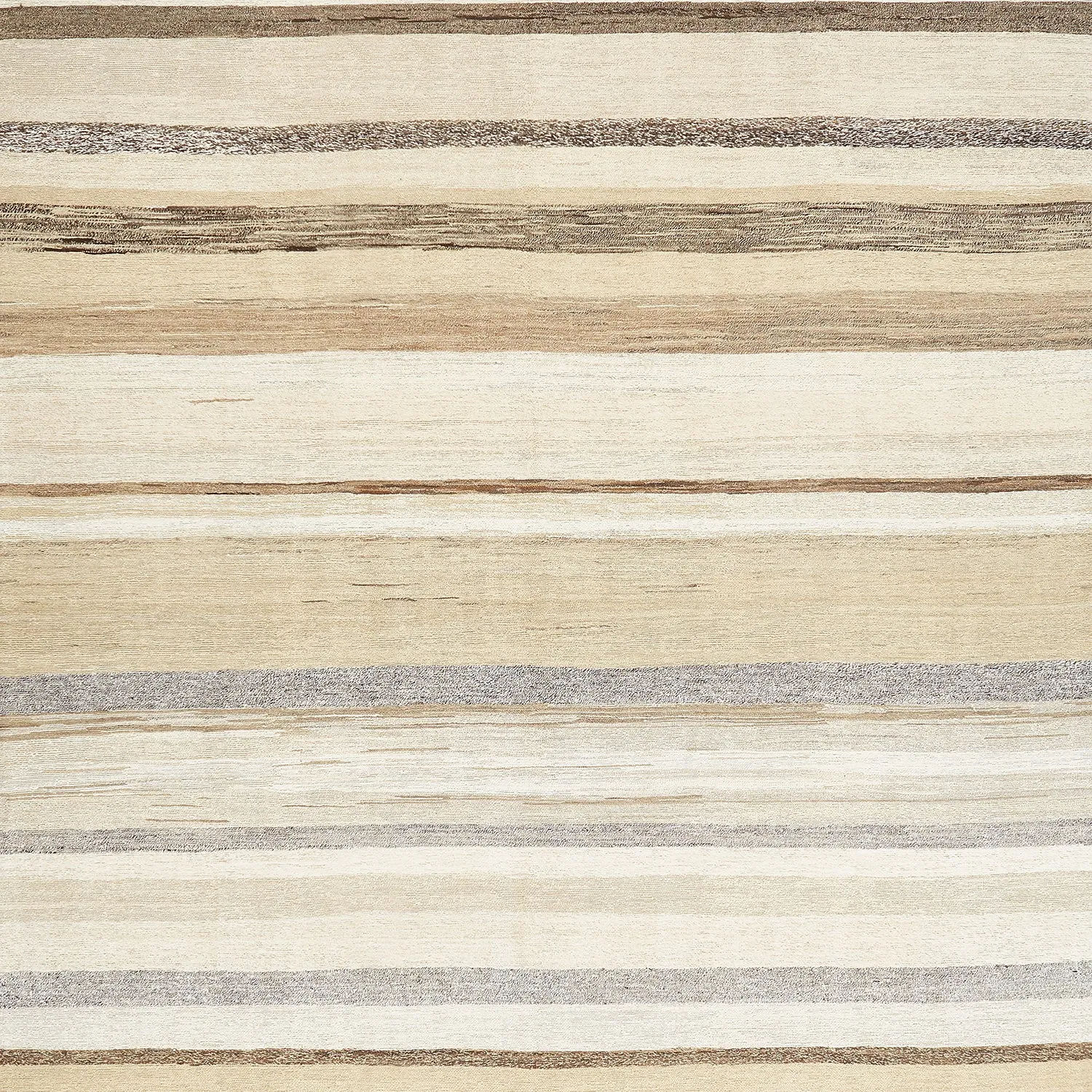 Beige Flatweave Hemp Rug - 8'6" x 12'7"