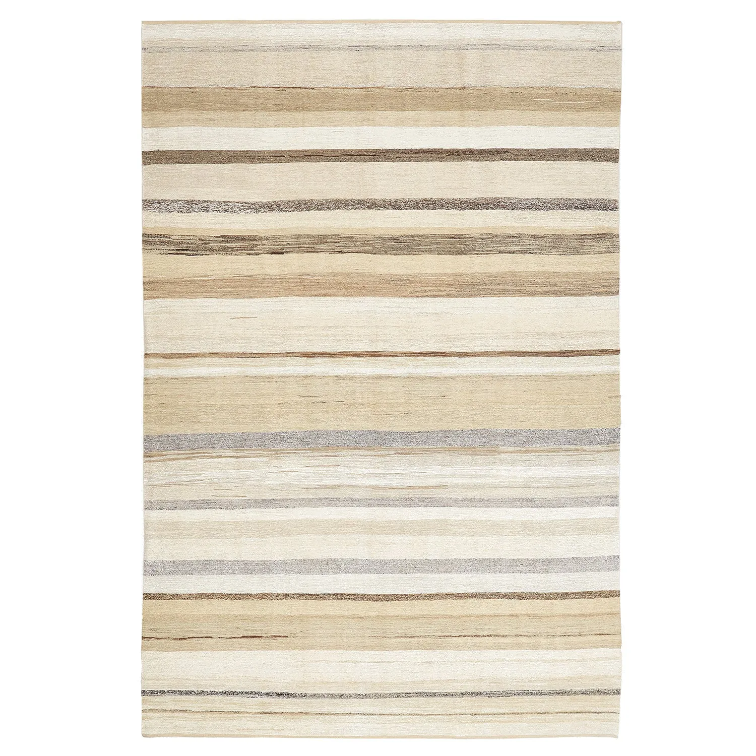 Beige Flatweave Hemp Rug - 8'6" x 12'7"