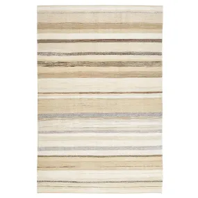 Beige Flatweave Hemp Rug - 8'6" x 12'7"