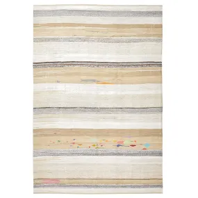 Beige Flatweave Hemp Rug - 9'11" x 14'2"