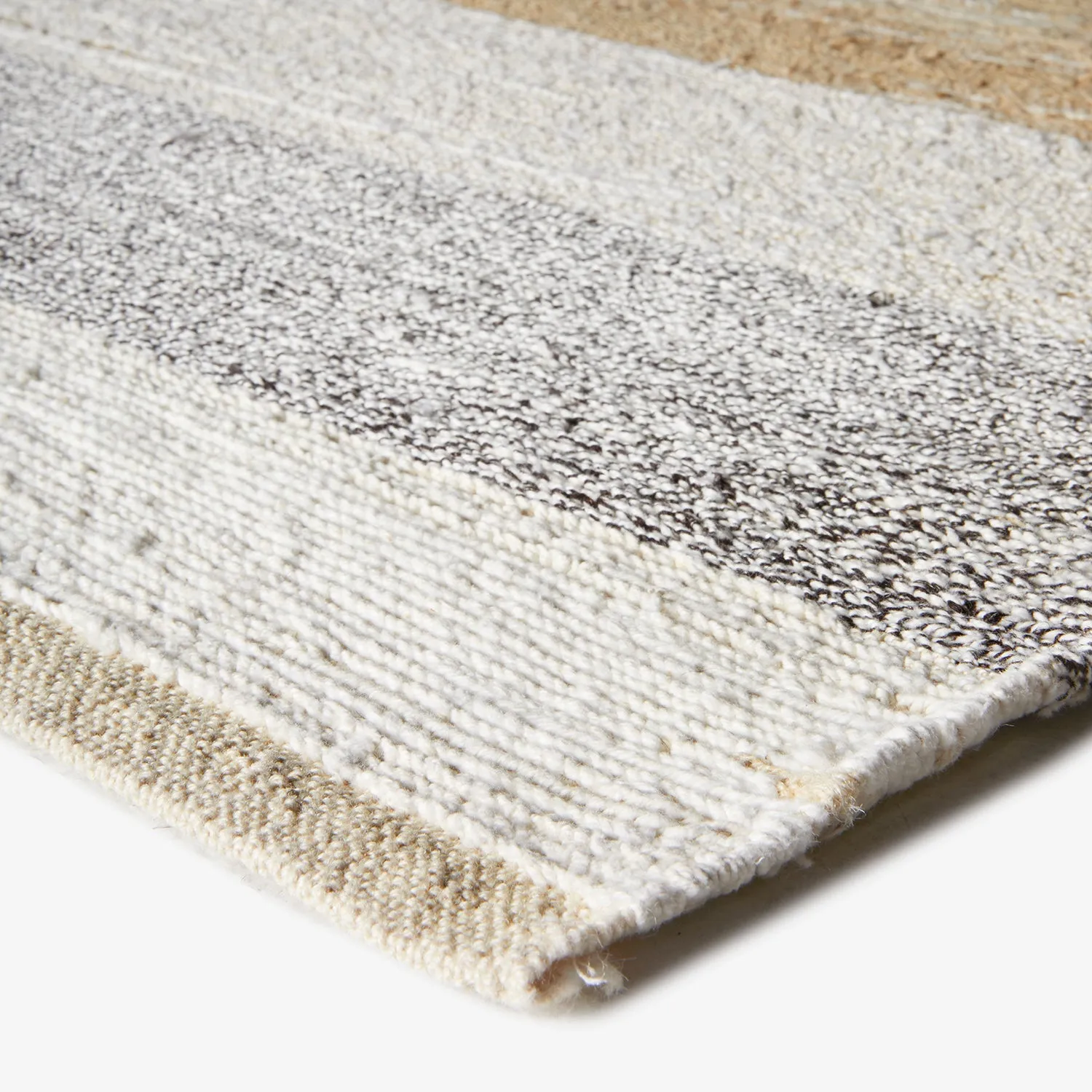 Beige Flatweave Hemp Rug - 9'11" x 14'2"