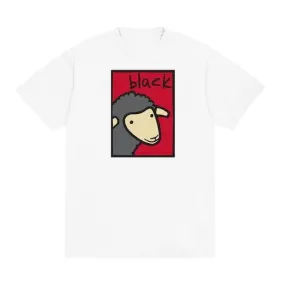 Black Sheep Life of Leisure Tee White - Red