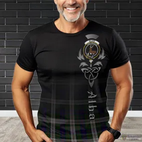 Blair Dress Tartan T-Shirt Featuring Alba Gu Brath Family Crest Celtic Inspired