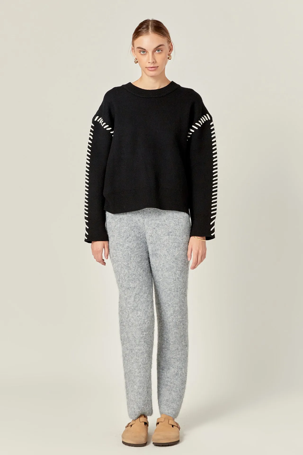 Blend Sweater Jogger Pants