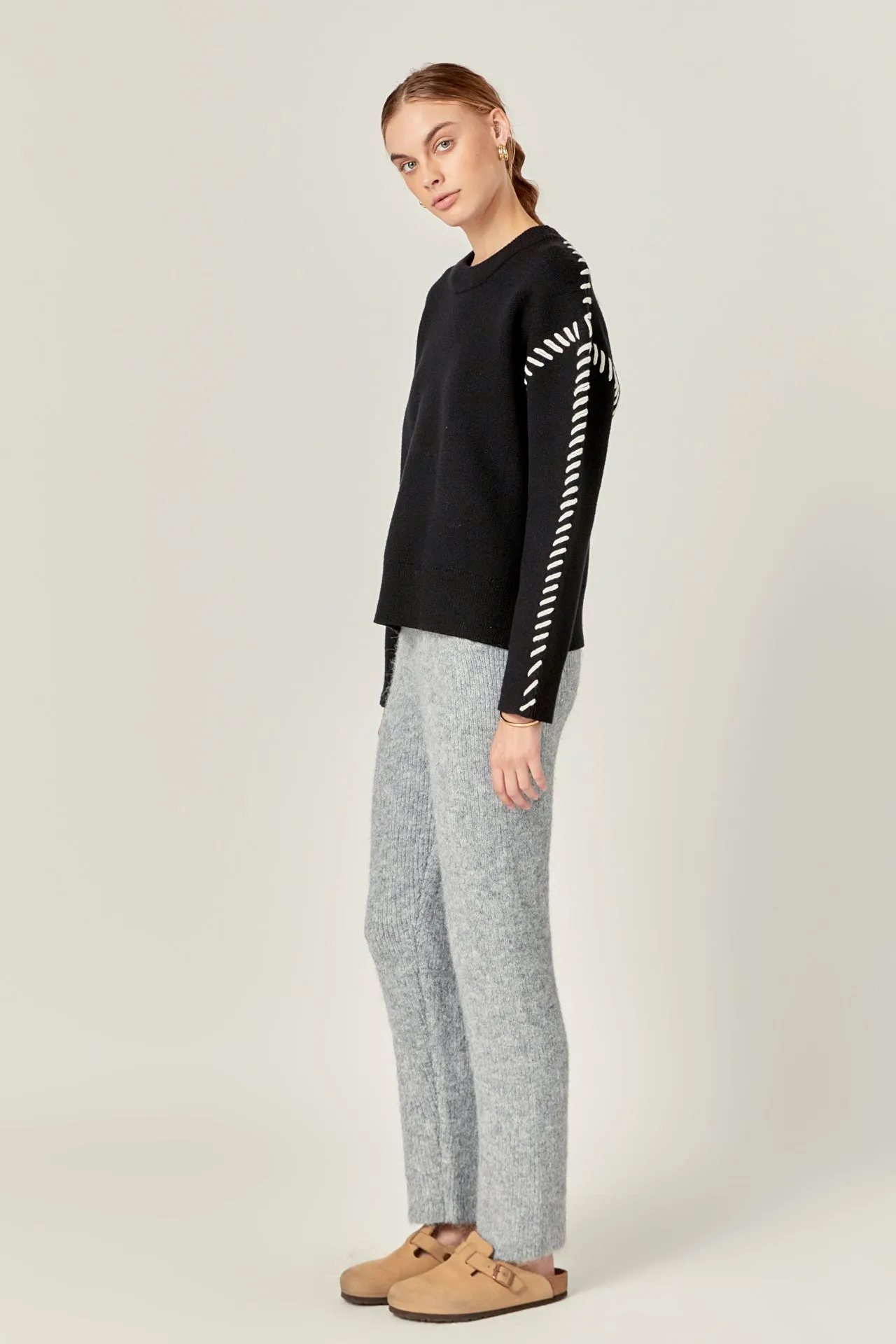 Blend Sweater Jogger Pants
