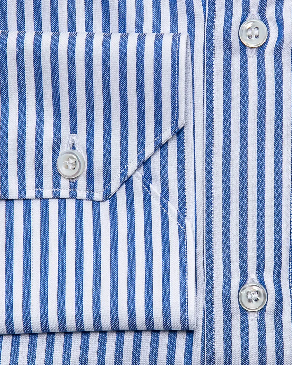 Blue Striped Dress Shirt