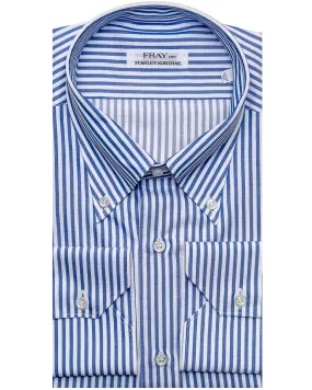 Blue Striped Dress Shirt