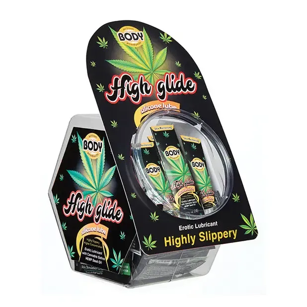 Body Action High Glide Sample Packet 50pc Fishbowl Display
