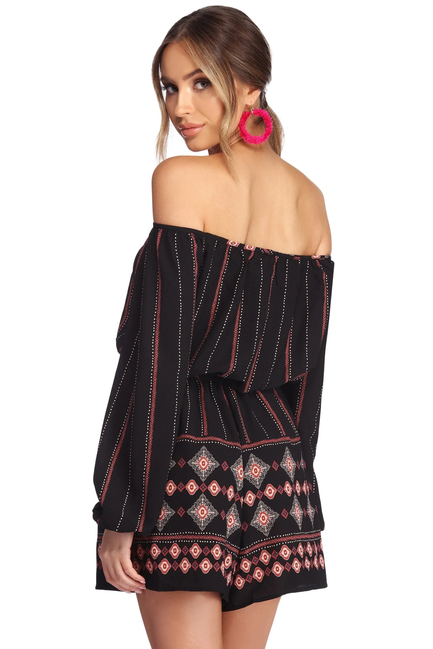 Boho Beauty Printed Romper