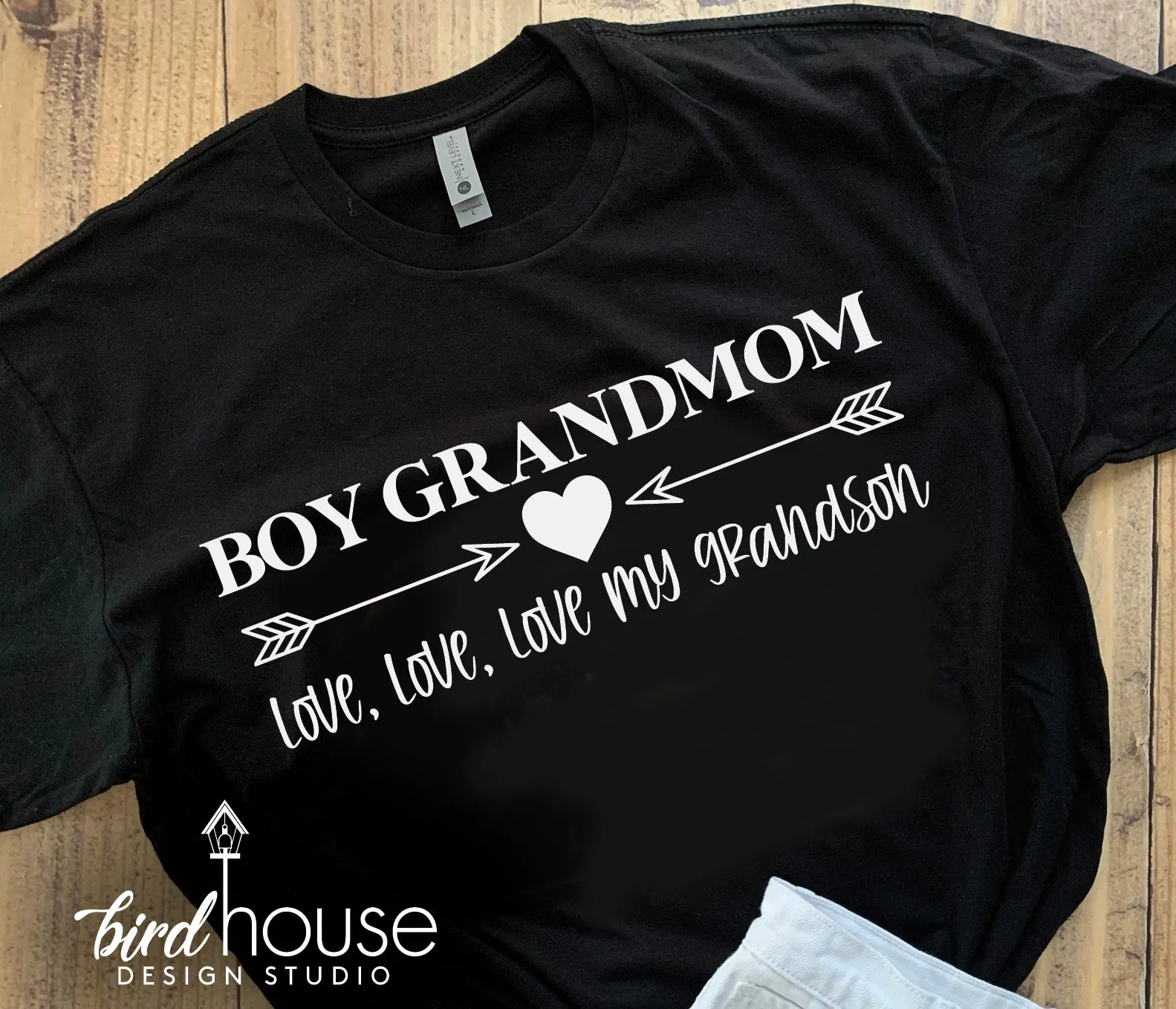 Boy Mom, Love my Sons boys, Grandma Grandmom Shirt, Personalized Any Name, Any Color