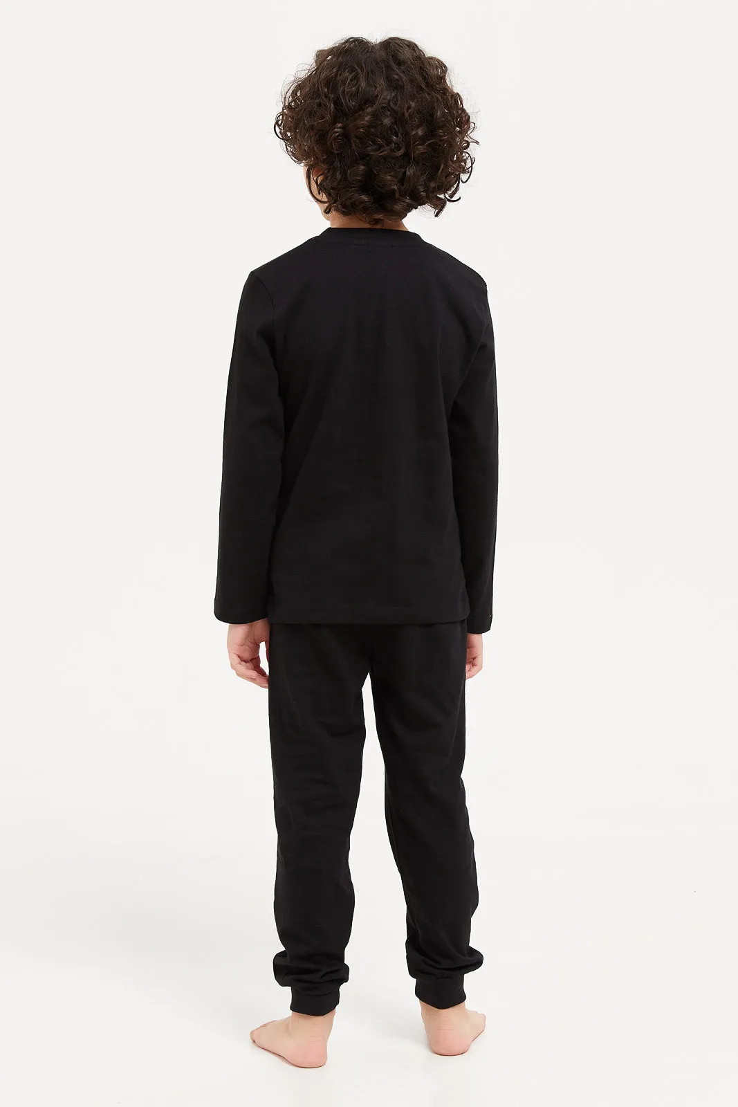 Boys Black Naruto Pyjama Set (2 Piece)