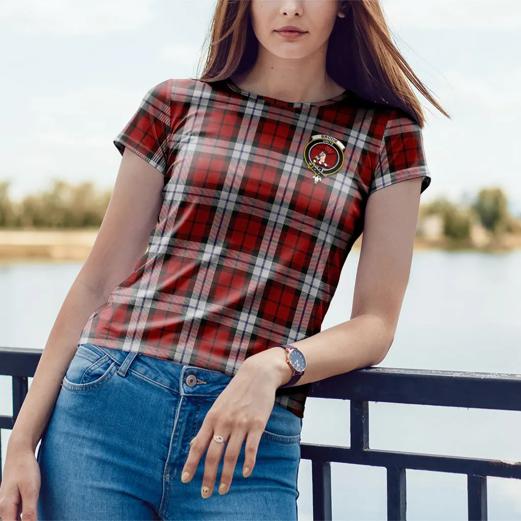Brodie Dress Tartan T-Shirt with Family Crest