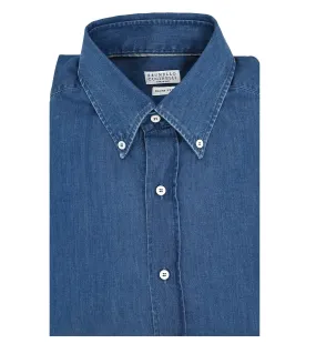 BRUNELLO CUCINELLI Buttoned Denim Shirt