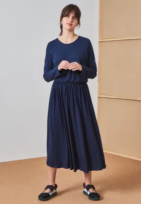 Building Block Dancer Dress - navy