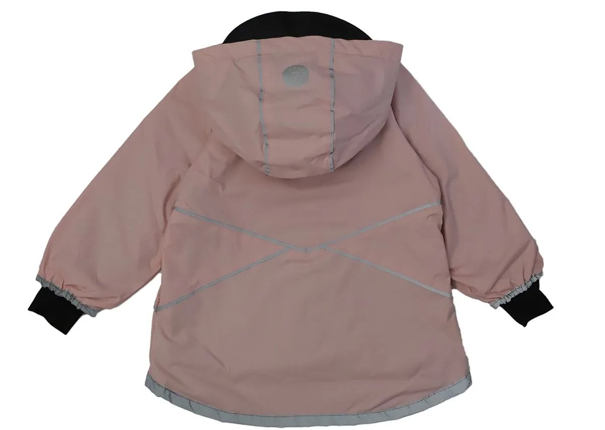 Calikids Fleece-lined Rain Jacket Blush