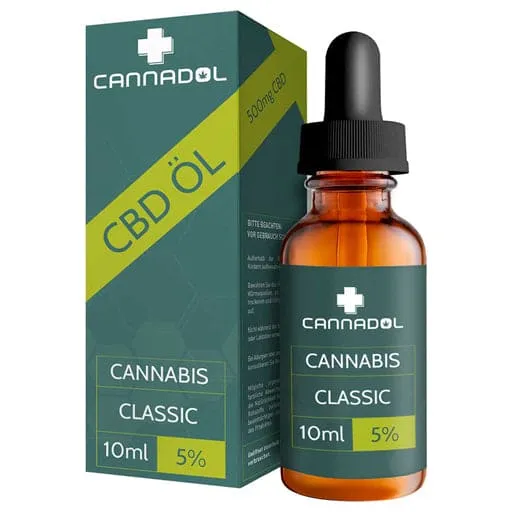 CBD 5% Organic Cannadol Hemp Extract Classic Drops