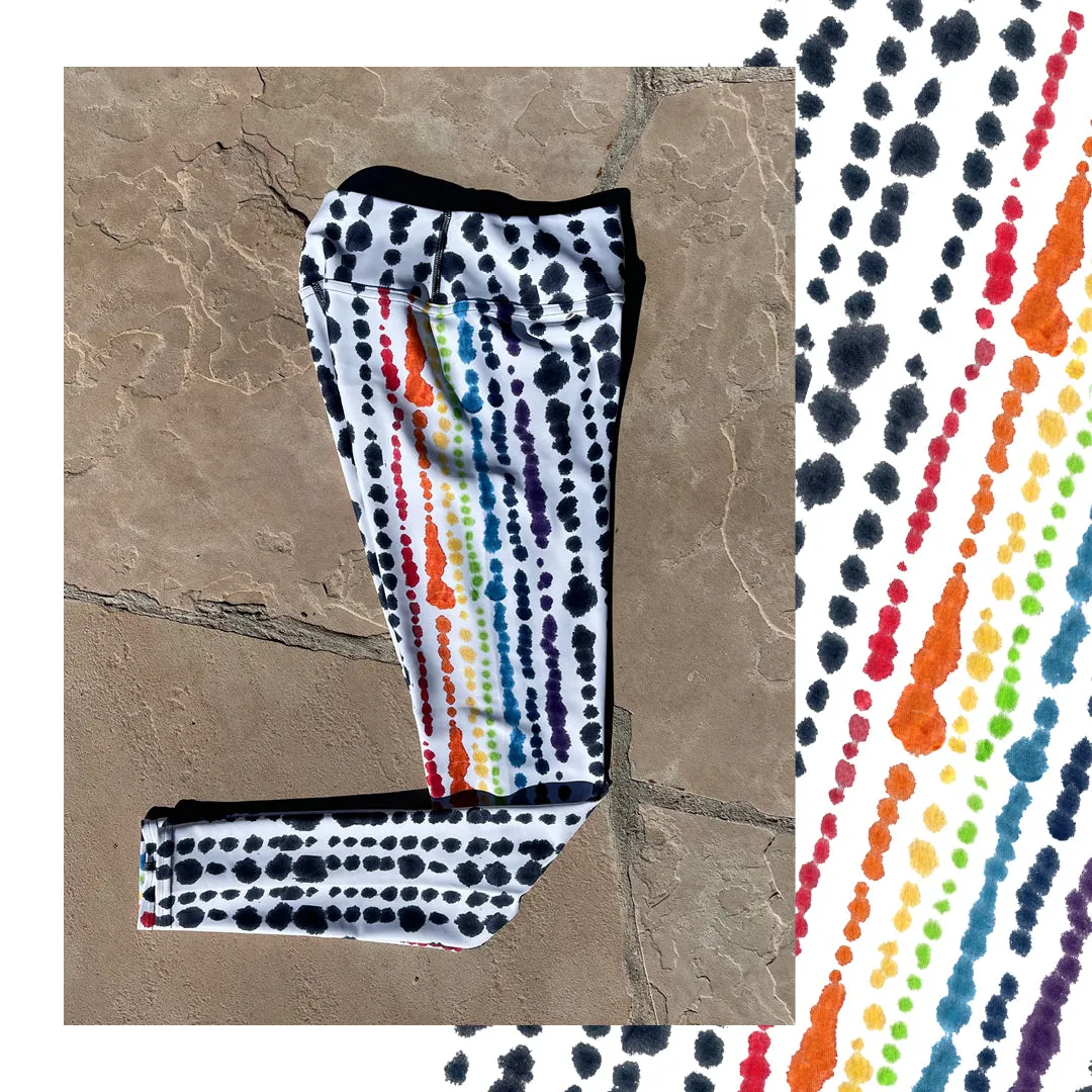 Chakra Tie-Dye High Waist Yoga Leggings