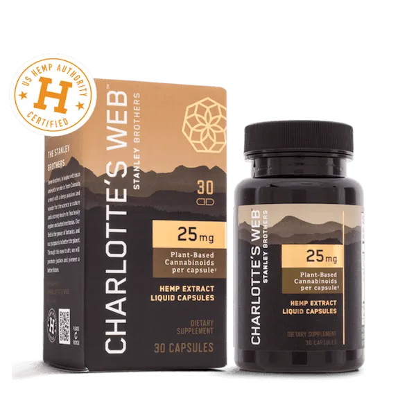 Charlotte’s Web™ 25MG FULL SPECTRUM HEMP OIL LIQUID CAPSULES