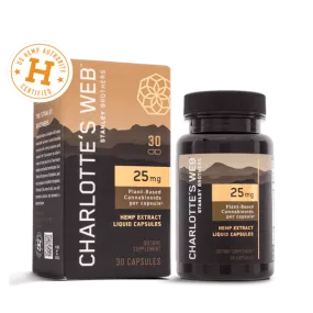 Charlotte’s Web™ 25MG FULL SPECTRUM HEMP OIL LIQUID CAPSULES