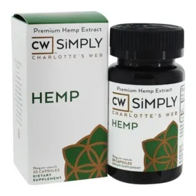 Charlottes Web CW Simply Hemp Oil - Capsules