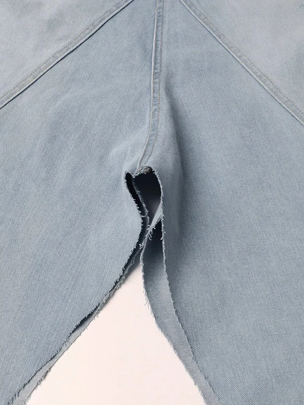 Chavez Hem Casual Denim Skirt