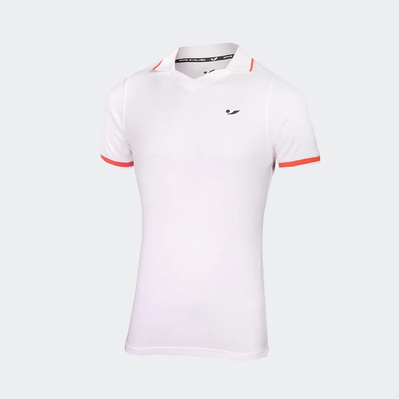 Concave - Polo Shirt -  Cave Lifestyle  - White / Red