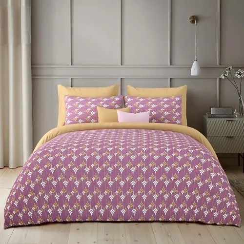Cosy CORNER 100% Cotton Queen Size Bedsheet for Double Bed (90 x 100 Inches) | 220 TC Bed Sheet for Double Bed with King Size 2 Pillow Covers
