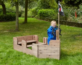 Cosy Wooden Boat (Direct Shipping Item)