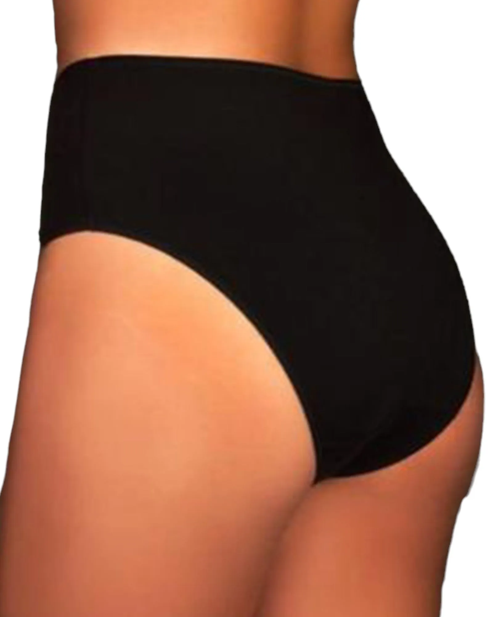 Cotton high waist brief