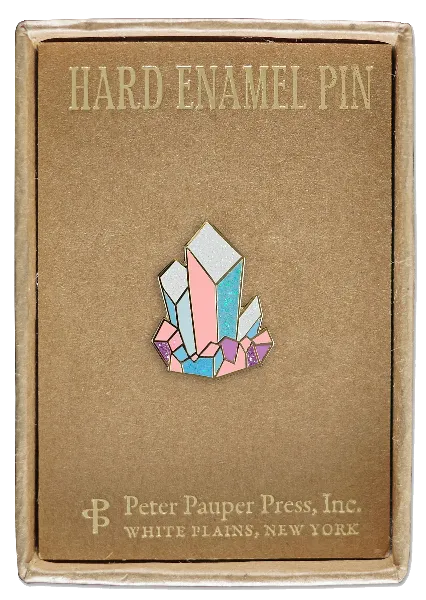 Crystals Enamel Pin