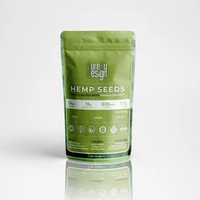 Cure By Design Hemp Seed Toasted with Pink Salt 250gm