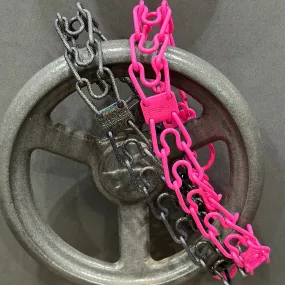 Custom Powder Coated Herm Sprenger - ULTRA-PLUS Training Collar with Center-Plate and Assembly Chain - 3.0 mm **Short Version**