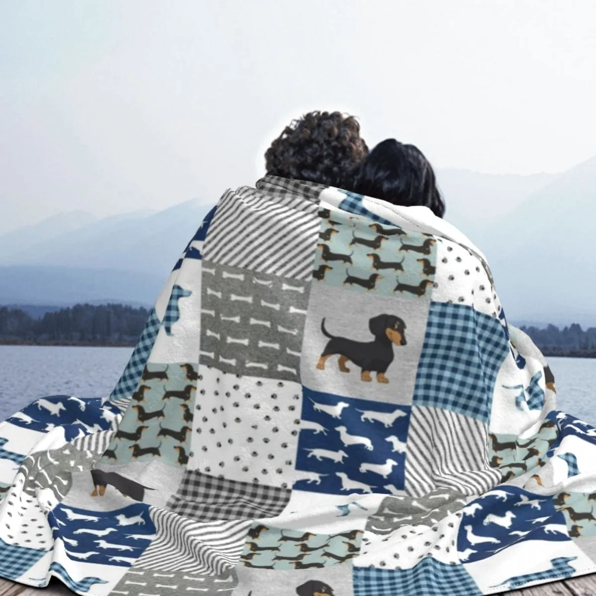 Dachshund Quilt Blanket