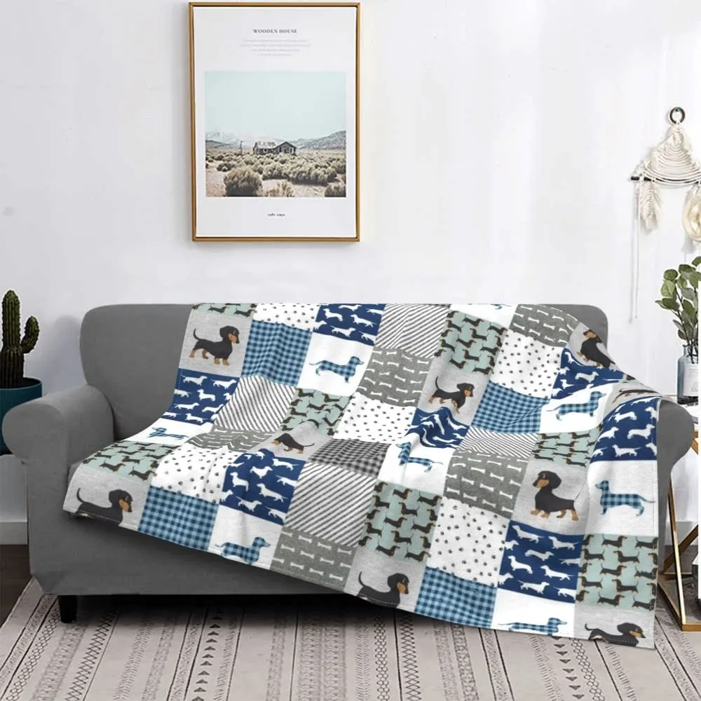 Dachshund Quilt Blanket