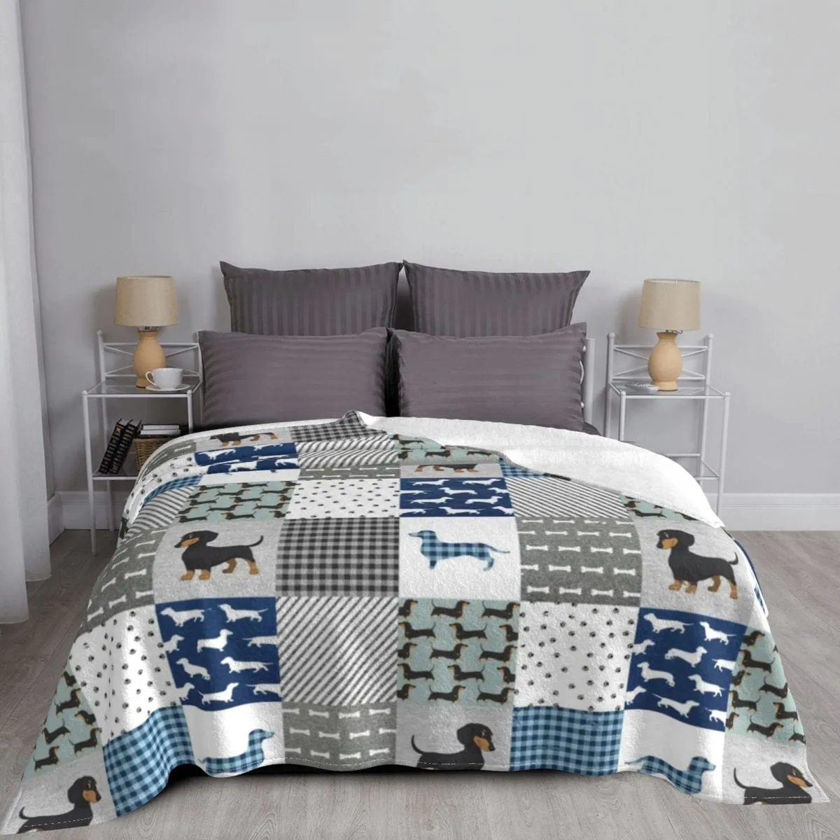 Dachshund Quilt Blanket
