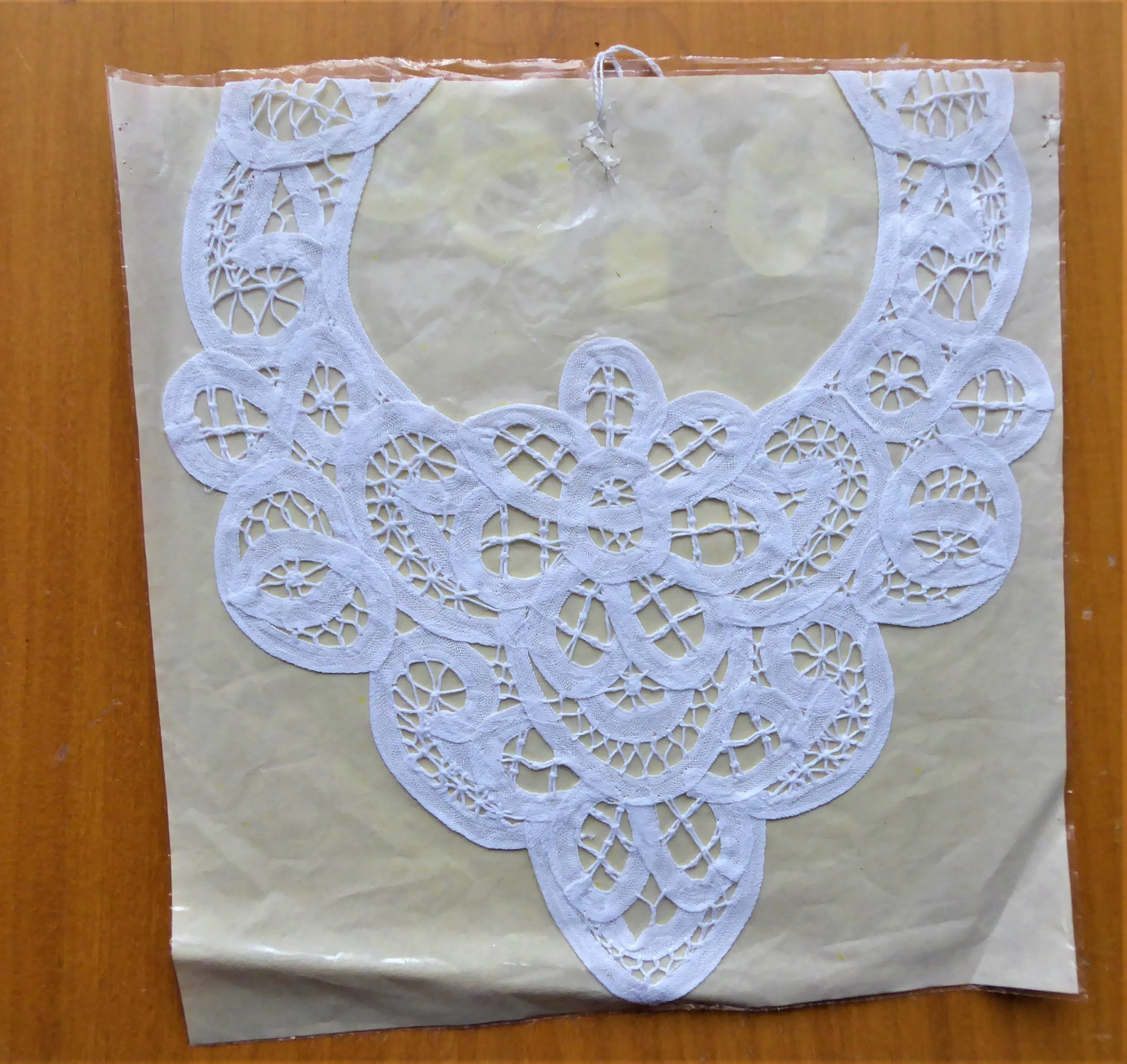 Daisy Kingdom Battenburg Lace Collar 1993 For Simplicity Pattern 8870 White Lace