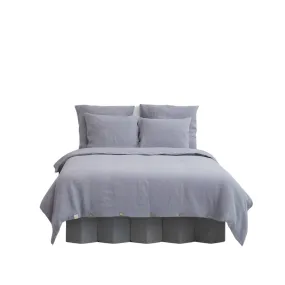 Dapple Grey Hemp Duvet Cover Set