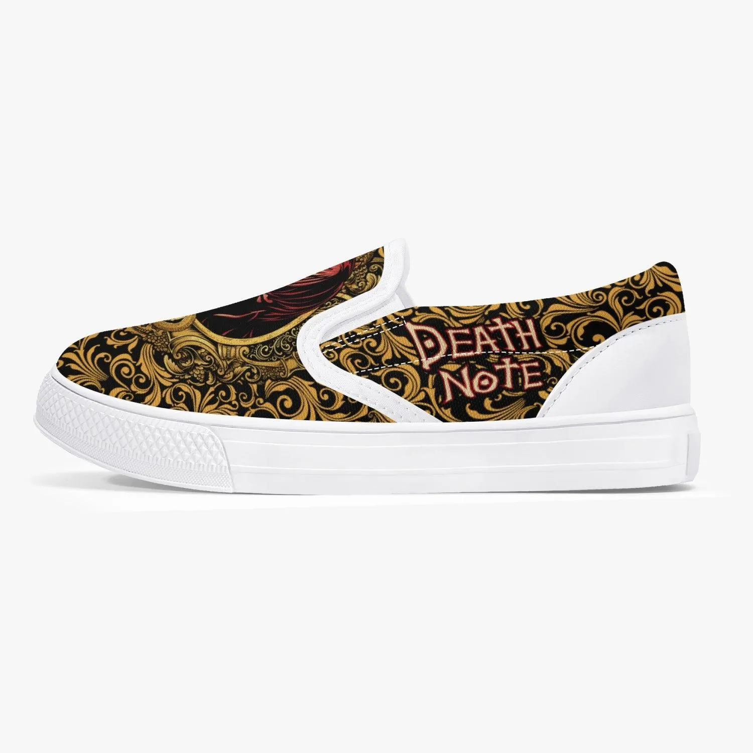 Death Note Light Yagami Kids Slip Ons Anime Shoes