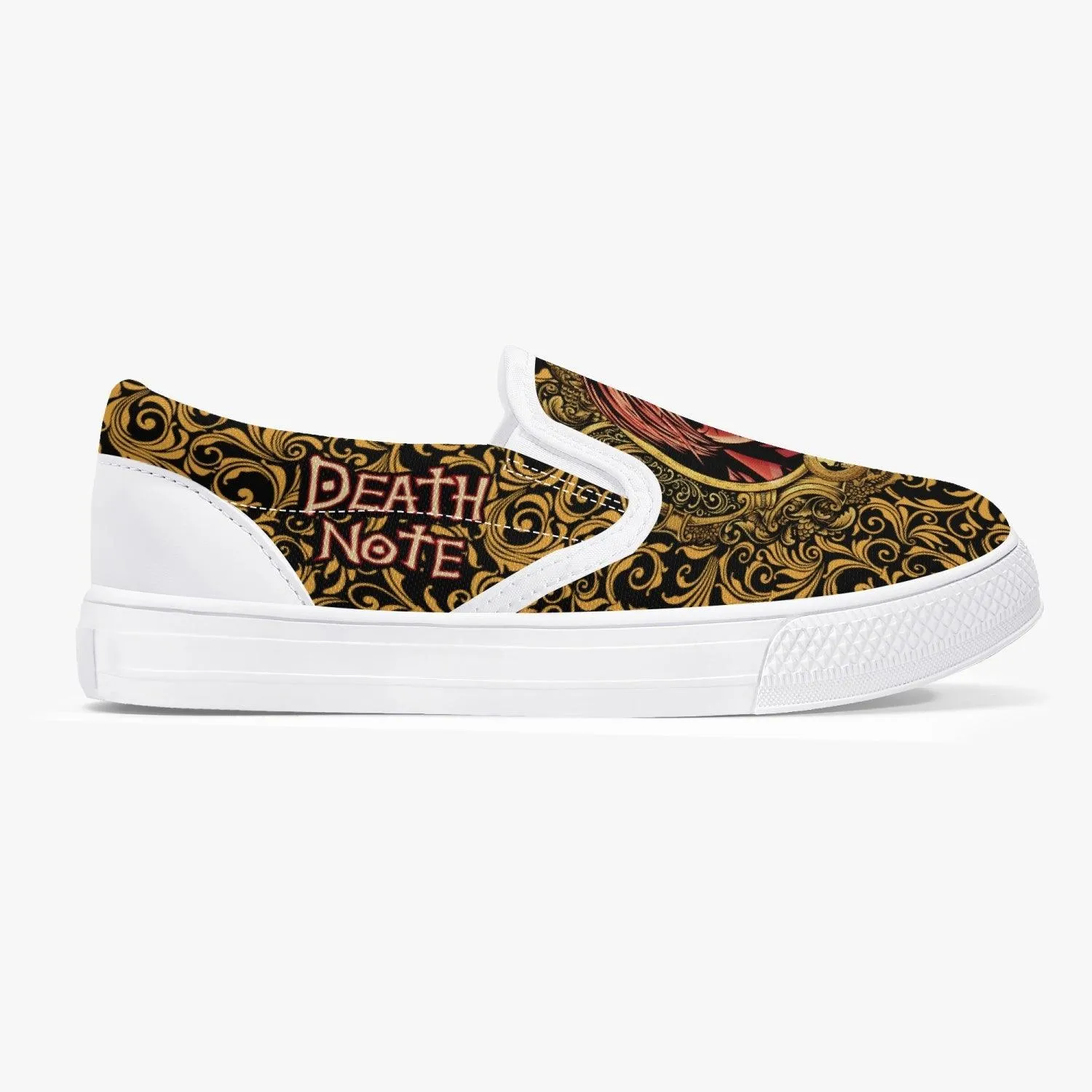 Death Note Light Yagami Kids Slip Ons Anime Shoes