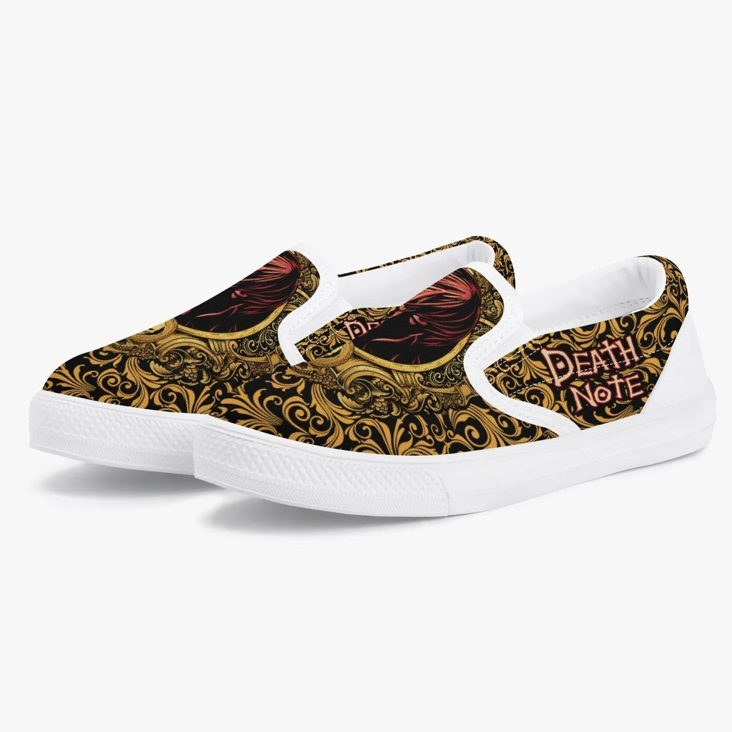 Death Note Light Yagami Kids Slip Ons Anime Shoes