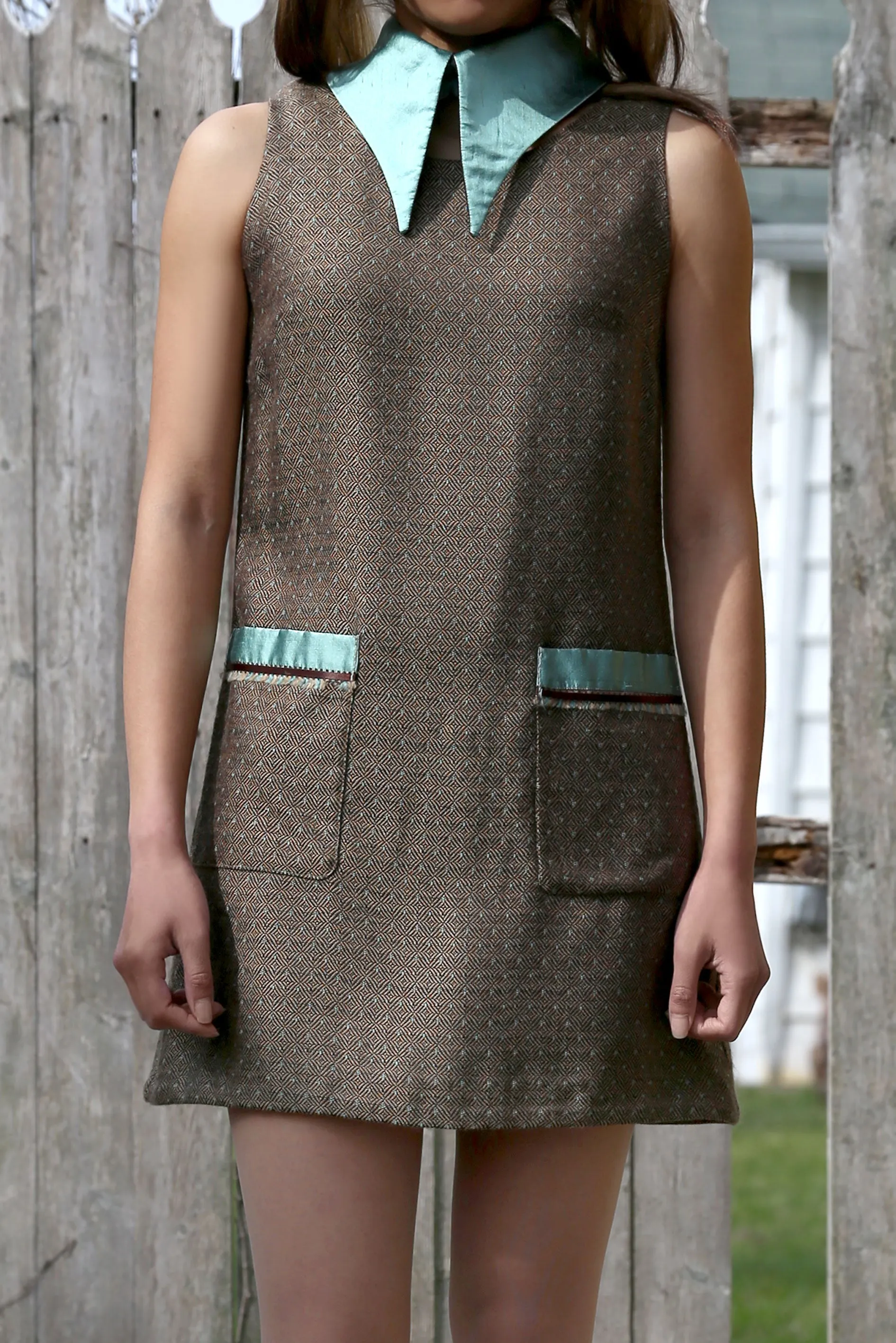 Detachable Collar Dress