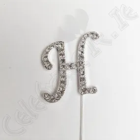 Diamante Letter 'H'
