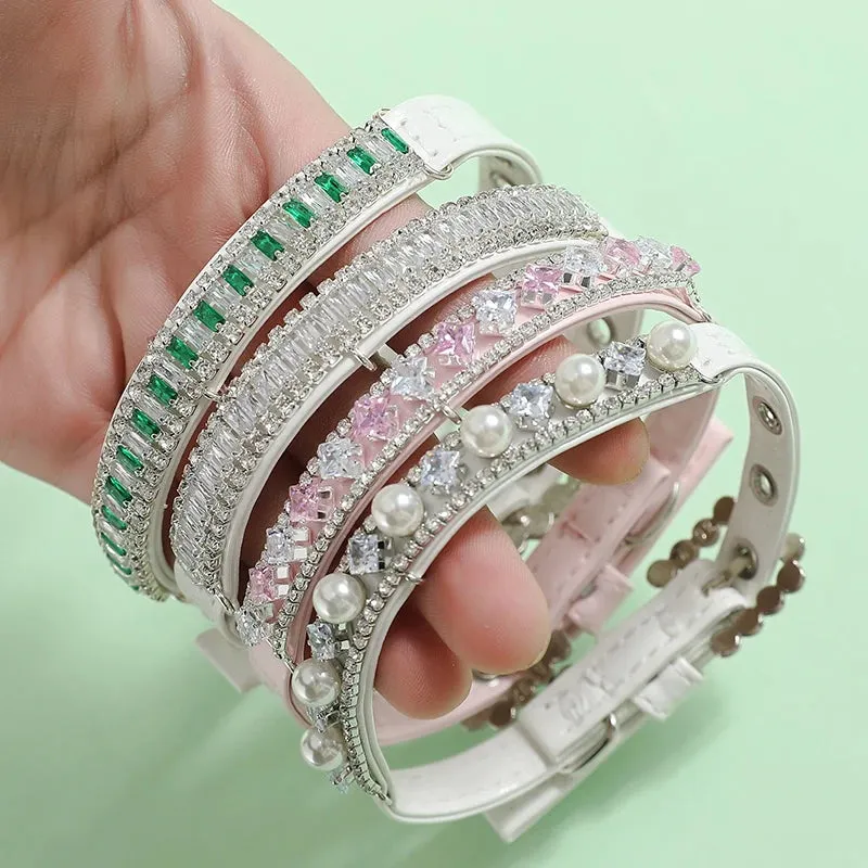 DIVA Pet - Sparkly Beaded Dog/Cat Collar