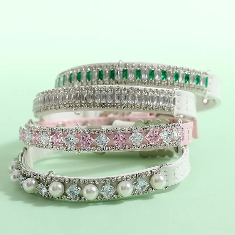 DIVA Pet - Sparkly Beaded Dog/Cat Collar